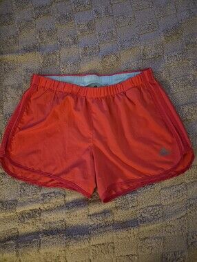 adidas Women's Bright Red Athletic Shorts